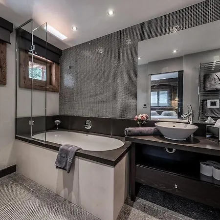בקתה Chalet Artic - 5 Bedrooms - Bed&Breakfast - Courchevel 1550